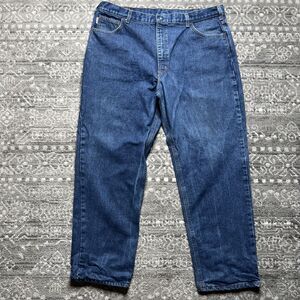 Carhartt FR Flame Resistant Straight Leg Blue Jeans Mens 42x32 FRB160 DNM  Denim